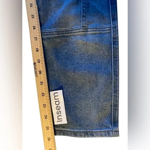 Kansan Avery Cargo‎ Jeans NWT Women’s Size 9/28 Blue Y2K Style - Picture 9 of 9